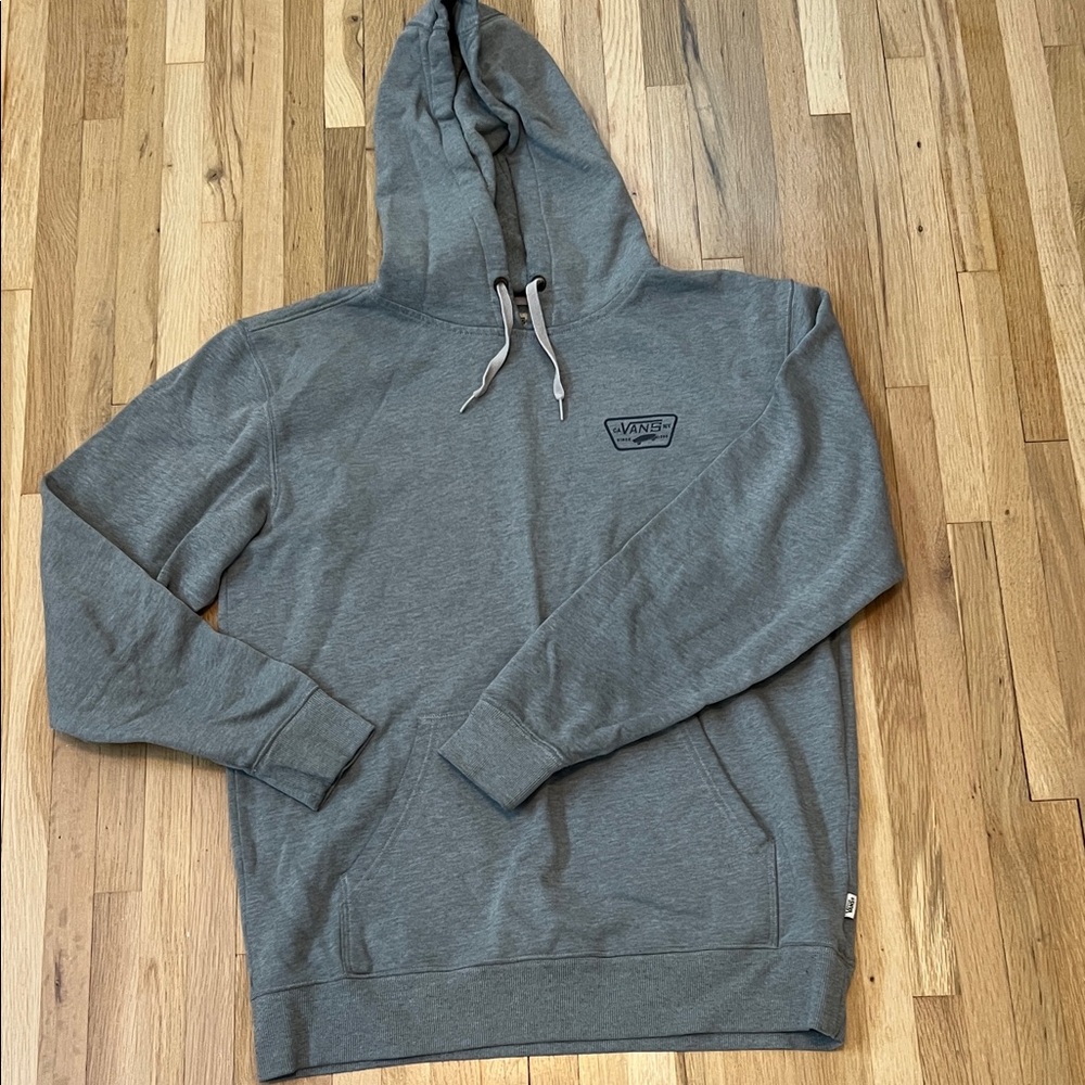 Vans Heather Gray Hoodie with Logo